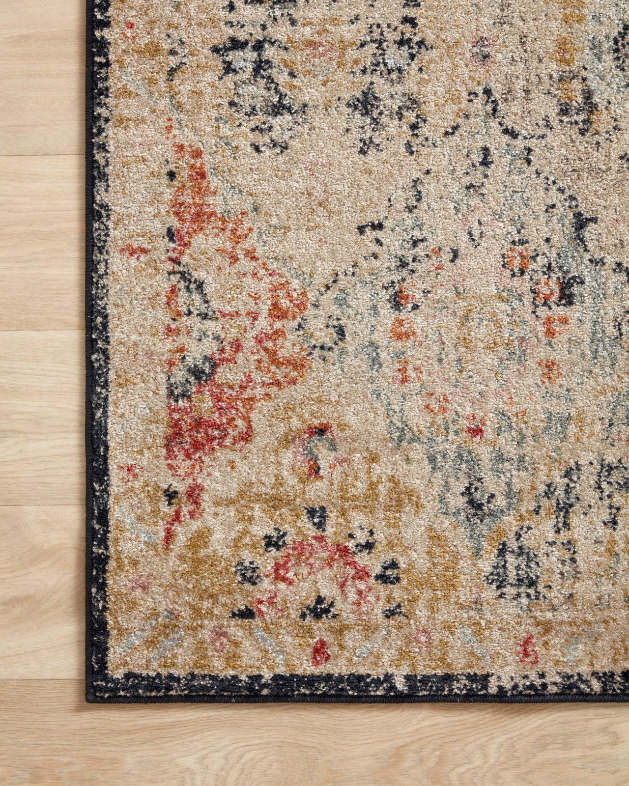 Loloi Jocelyn Collection Joc-07 Khaki/Multi 4-0 X 6-0 .38 Thick Accent Rug