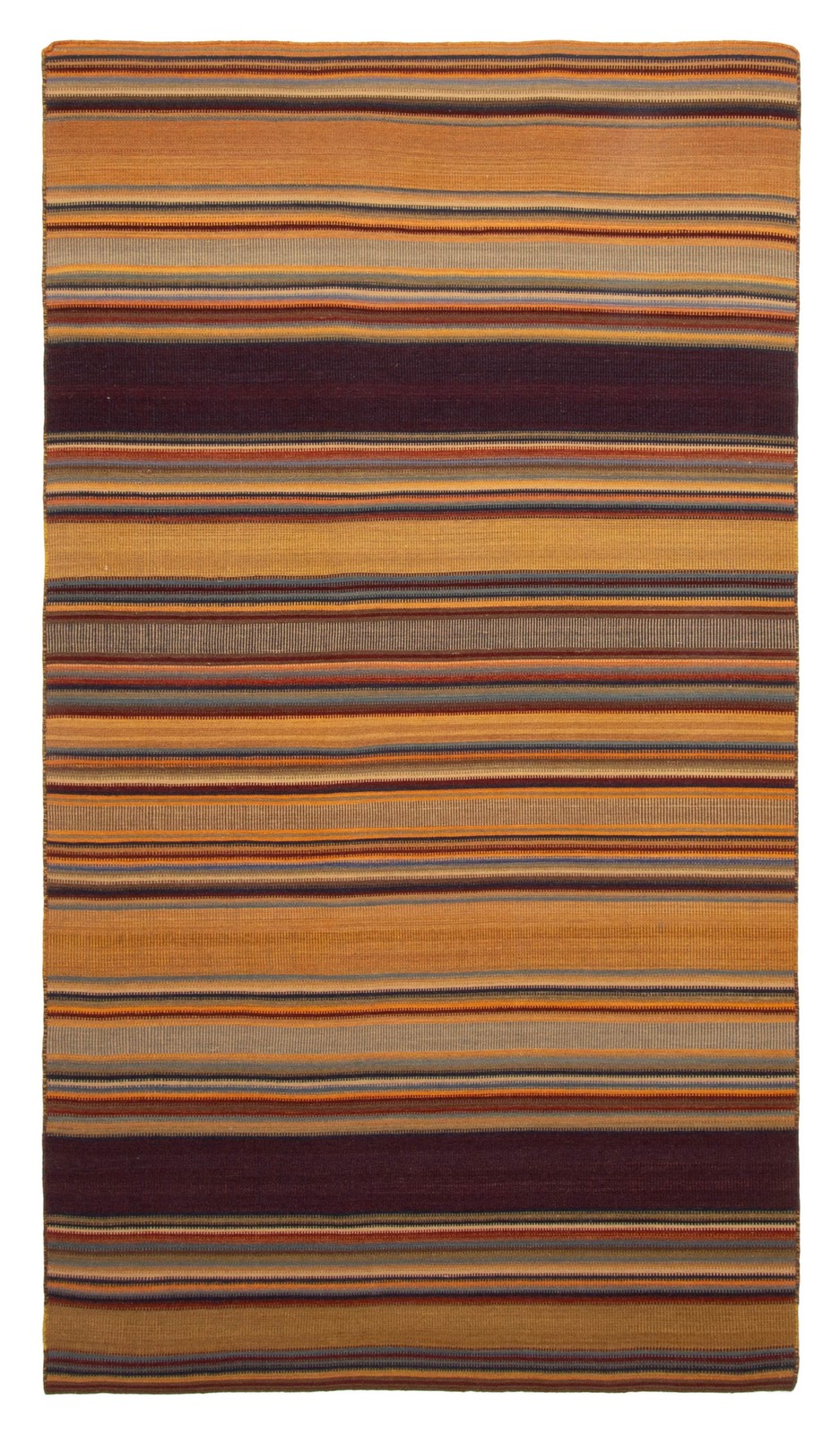 Vintage Hand Woven Area Rug 4’9″ x 8’5″ Traditional Wool Oriental Carpet