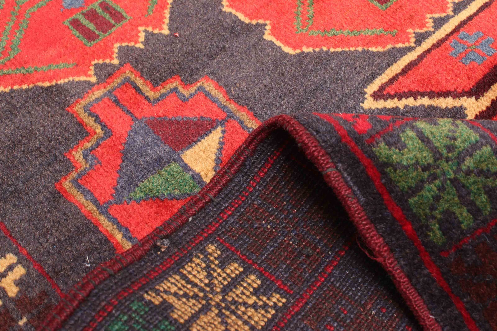 Vintage Dark Grey Traditional 3’6″ x 6’3″ Hand-Knotted Oriental Wool Area Rug