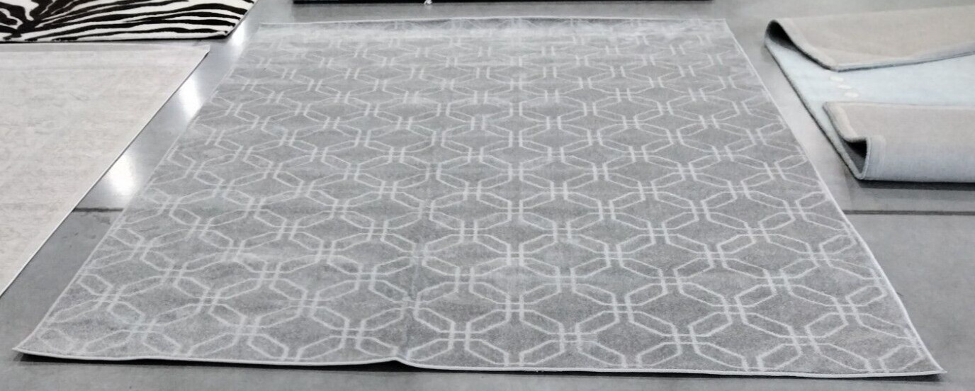 GREY 8′ X 10′ Back Stain Rug, Reduced price 1172757127 PNS406F-8