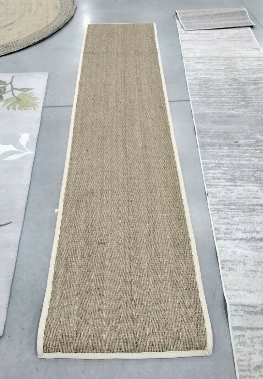 NATURAL 2′-6″ X 12′ Loose Threads Rug, Reduced Price 1172707102 NF115J-212