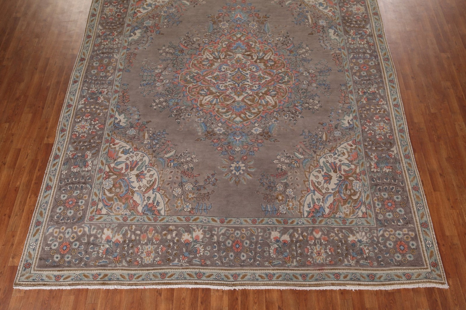 Vintage Over-Dyed Area Rug 10×13 Hand-knotted Wool Traditional for Living Room