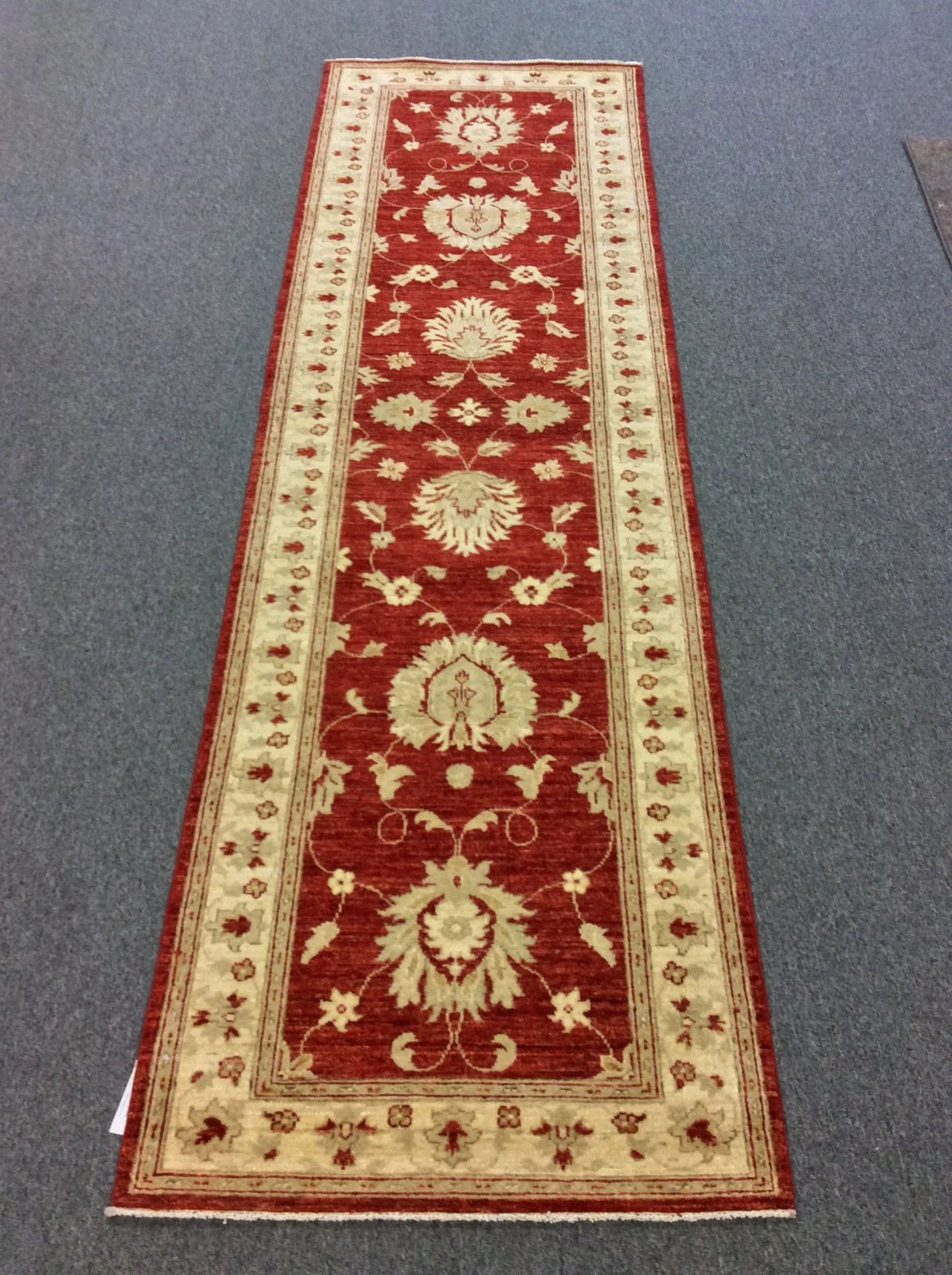 Oushak Ziegler 2′ 10″X10′ Handmade Wool Runner Rug # 10504