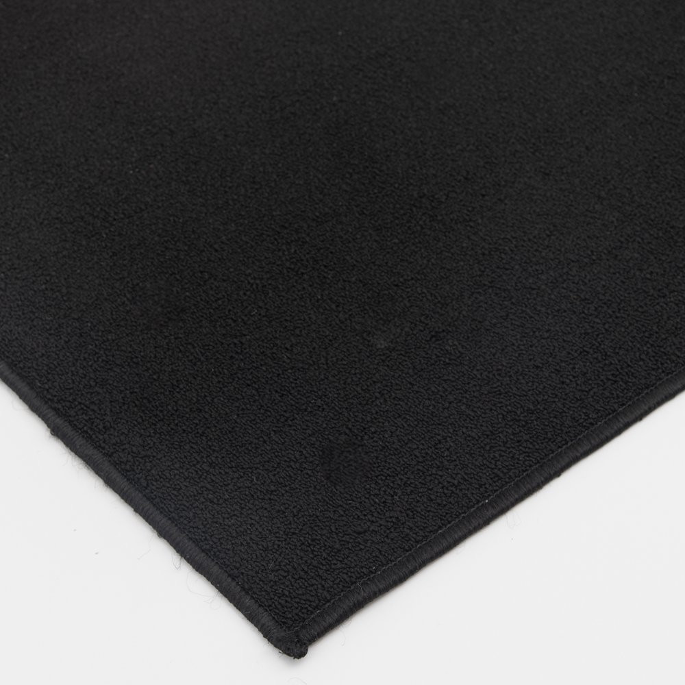 Black Durable Indoor Non Slip Area Rug Stain and Fade Resistant Decor 40″ X 60″