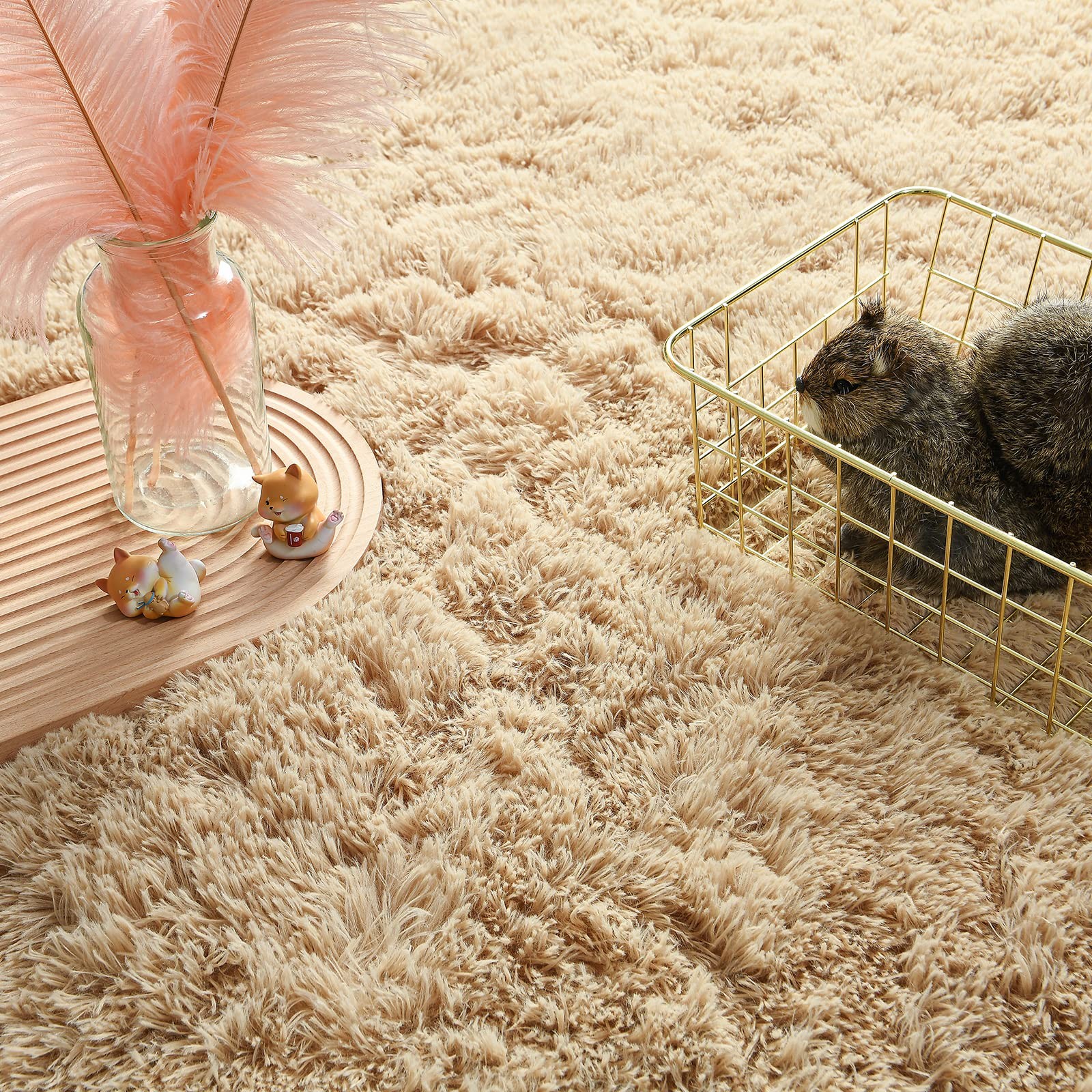Soft Fluffy Bedroom Rugs, 3 x 5 Feet Indoor Shaggy Plush Area Rug for Boys Gi…