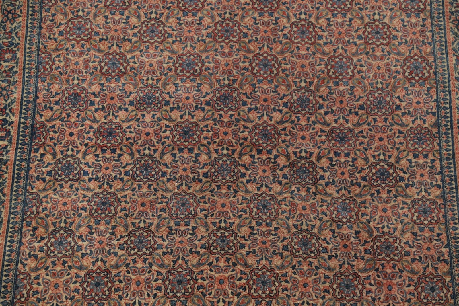 Antique Floral Accent Rug 4×6 Hand-knotted Wool Traditional Style for Any Room