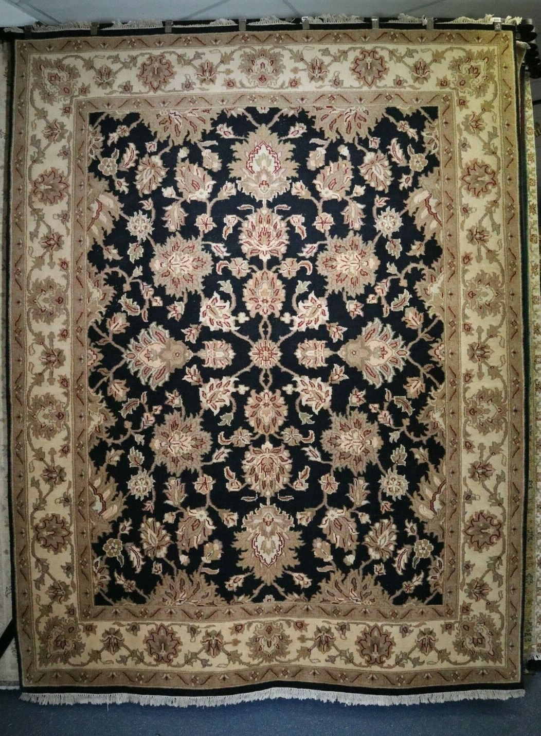 8’0″ x 10’0″ ft. Agra Rug, Hand Knotted Wool Rug, Oriental Area Rug