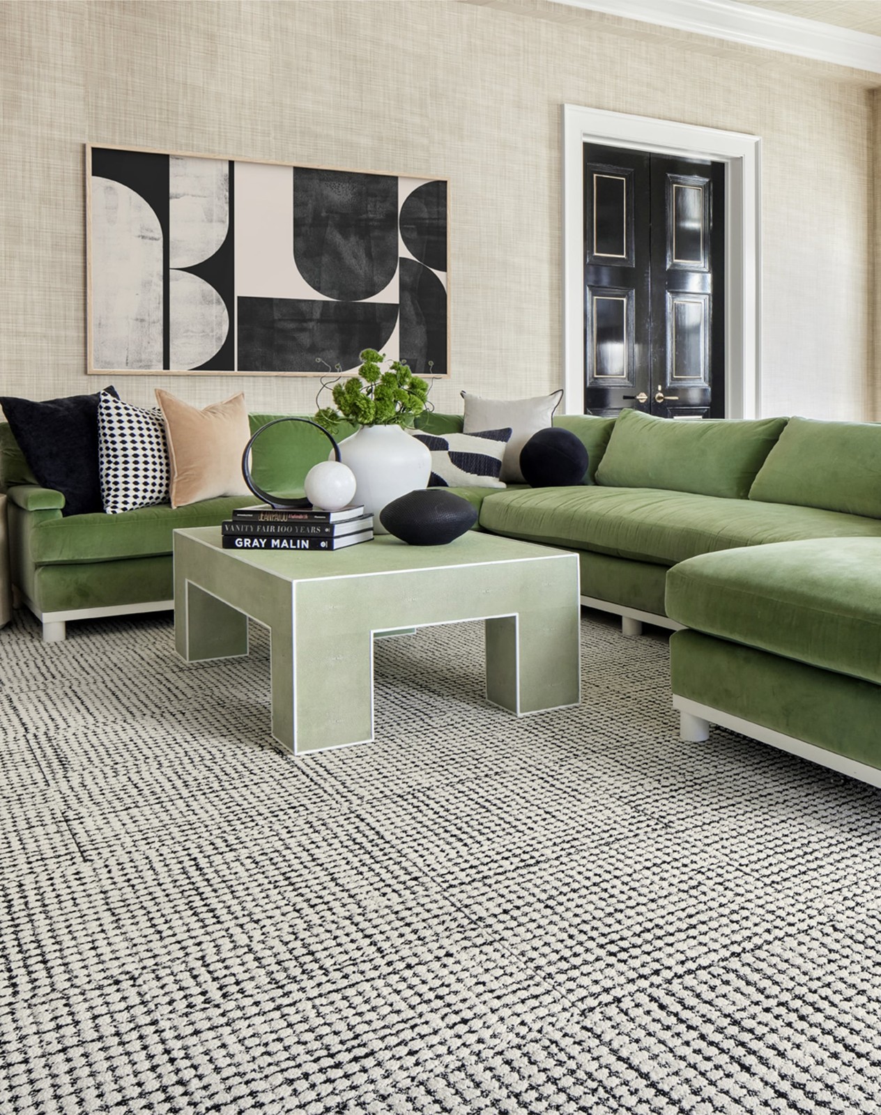 FLASHSALE50% FLOR Penny For Your Thoughts Carpet Tiles 19.69″x19.69″ 12 Pack