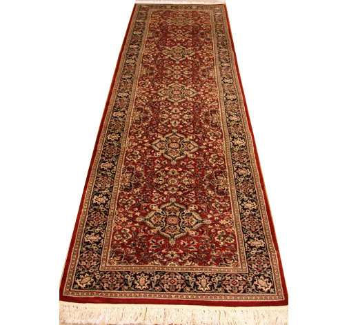 2′ x 10′ Red Perrsian Tabriiz Runner Rug 15085