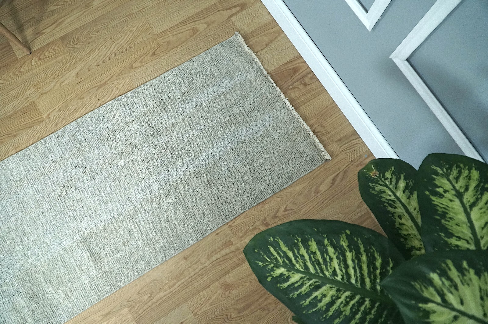 Neutral Runner, Vintage Runner, Old Turkish Runner, Rug, 2.17×7.68 ft. H-2427