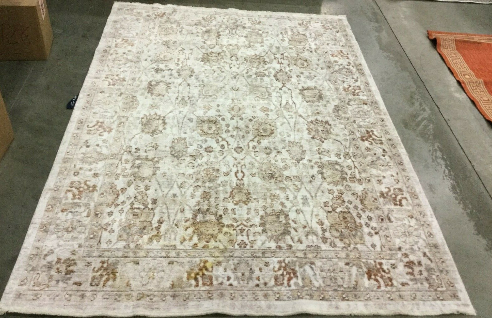 LIGHT BROWN 5′ X 7′ Back Stain Rug, Reduced Price 1172635492 ILLB702C-57