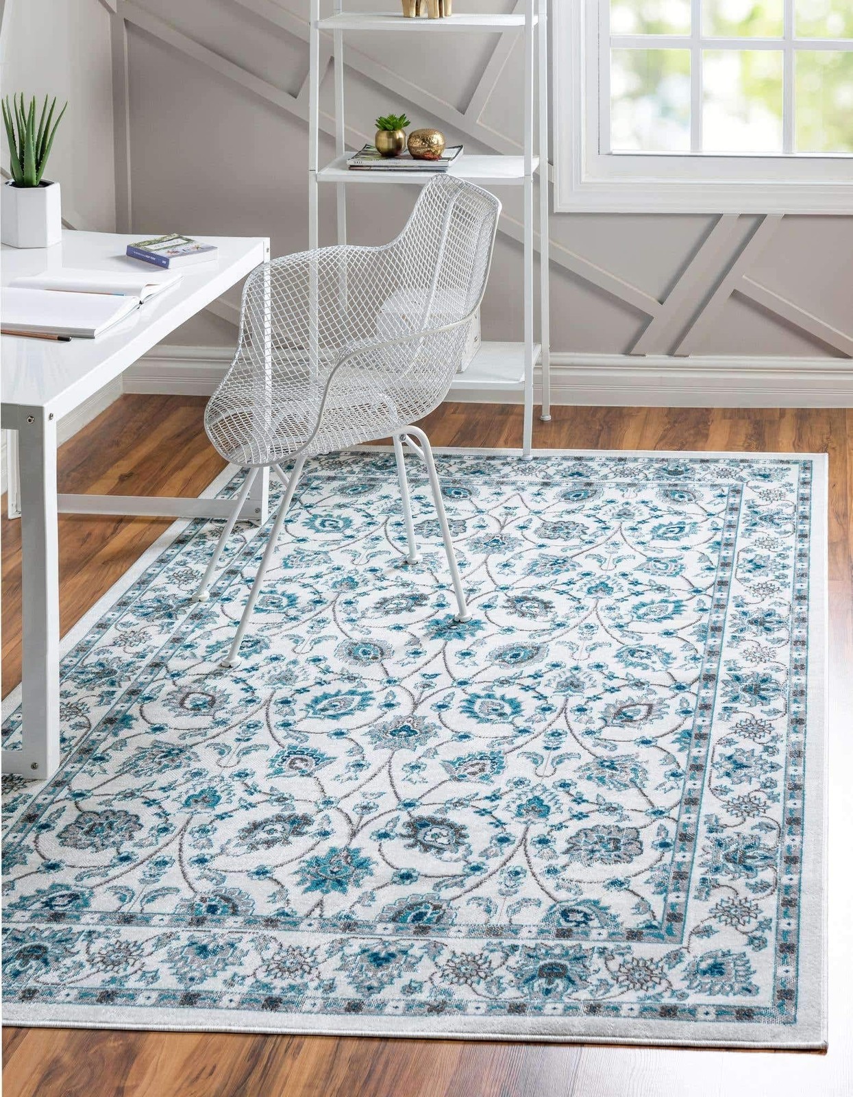 Unique Loom Aarhus Collection Vintage Border Area Rug 3 0 X 5 0 Rectangular