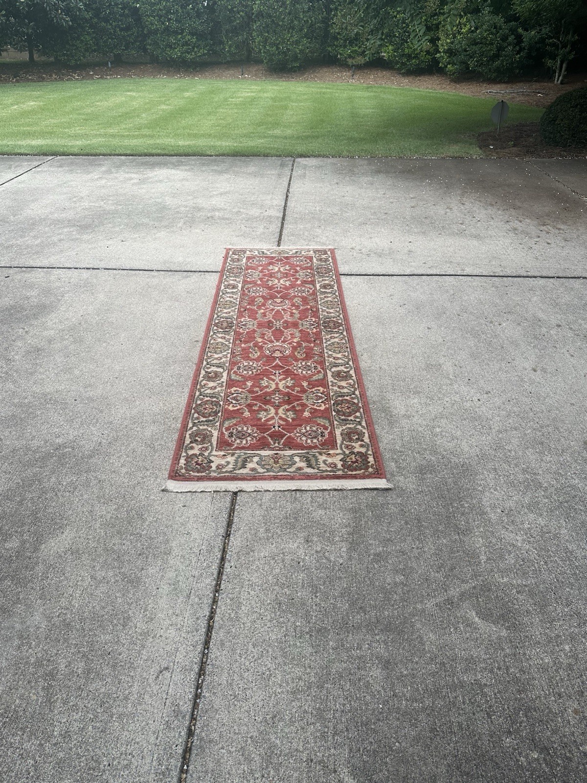 Beautiful Karastan Runner Style Ashara Agra Red Size 2’6”x 8’