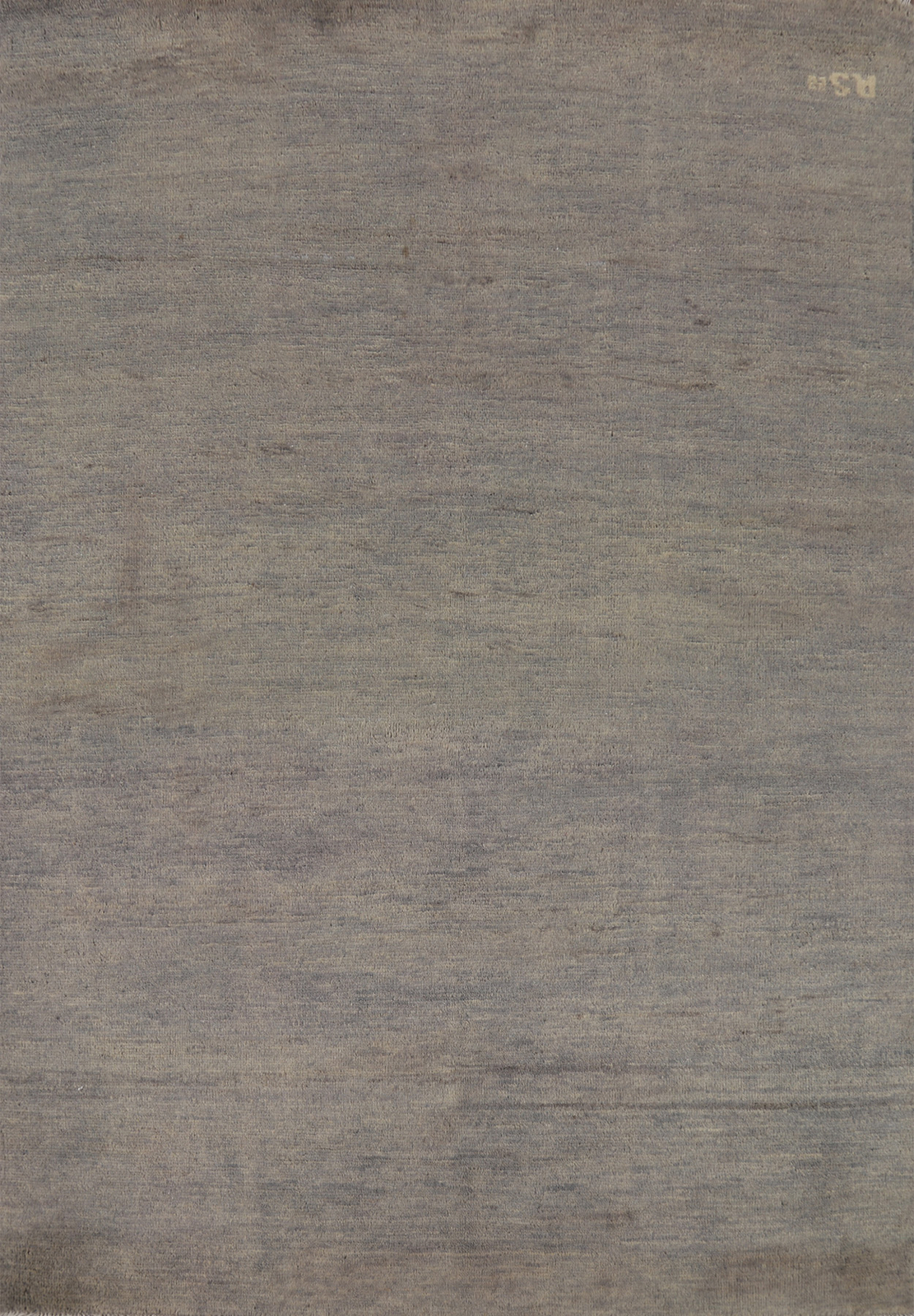 Versatile Gabbeh Solid Design Grey Wool Modern Foyer Rug Ideal for Any Room 5×6