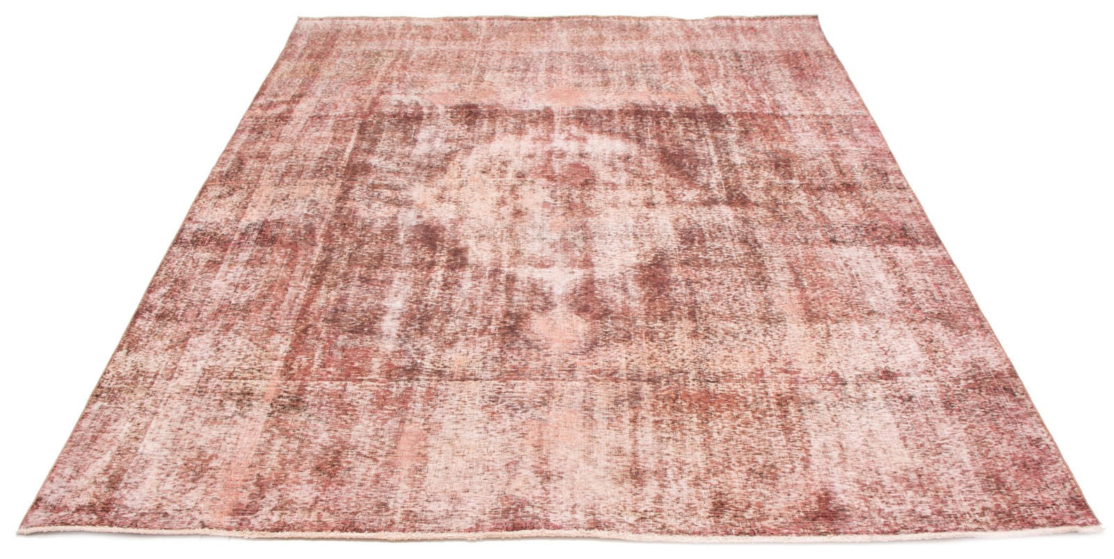 Traditional Hand-knotted Area Rug 9’6″ x 11’9″ Dark Copper Oriental Carpet