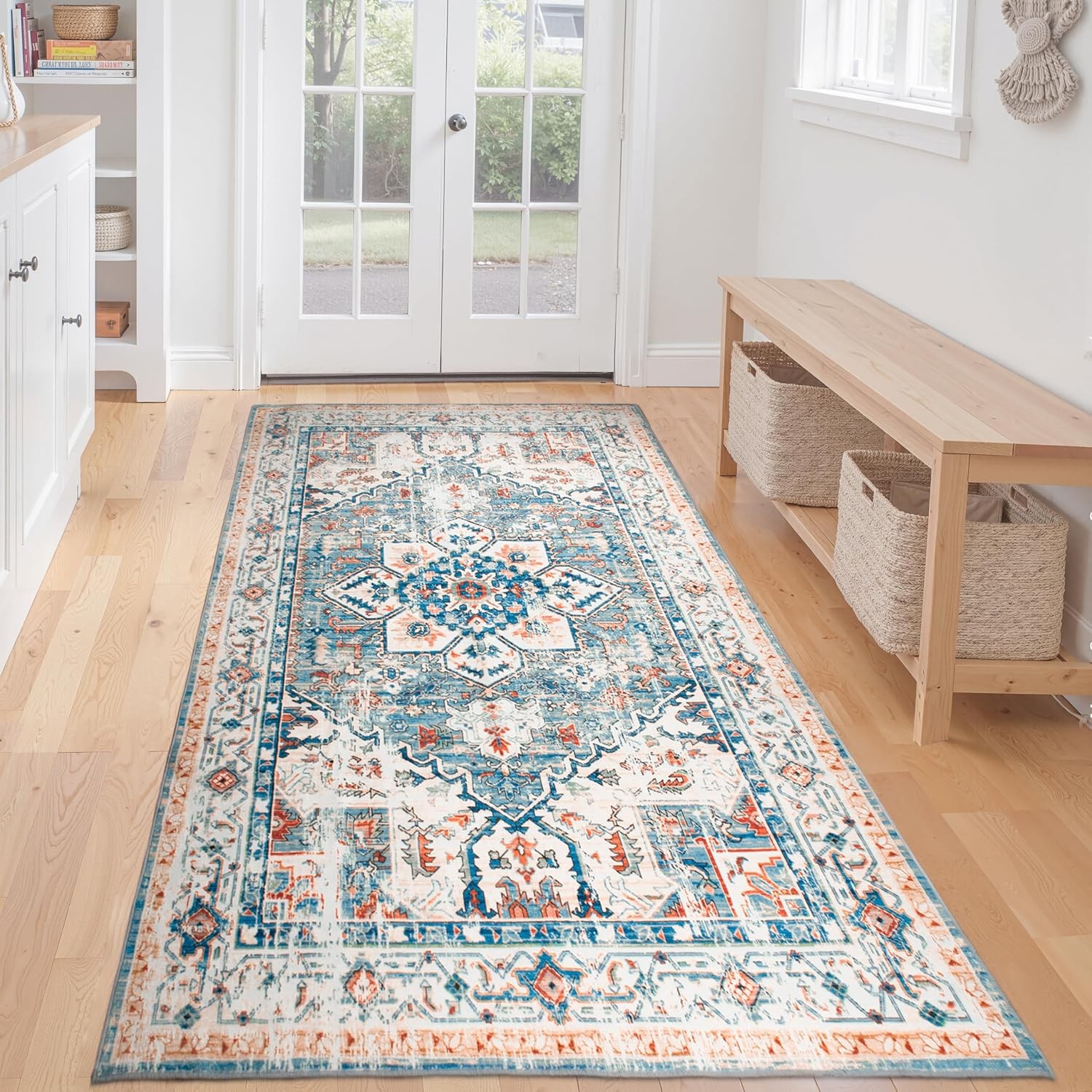 Area Rug 2×6 Hallway Runner Rugs,Non Slip Machine Washable Hallway Runner Rug So