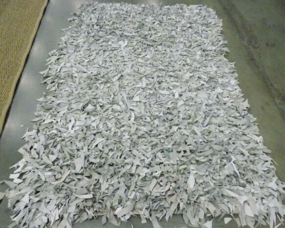 WHITE 4′ X 6′ Missing Patches Rug Reduced Price 1172566915 LSG511C-4