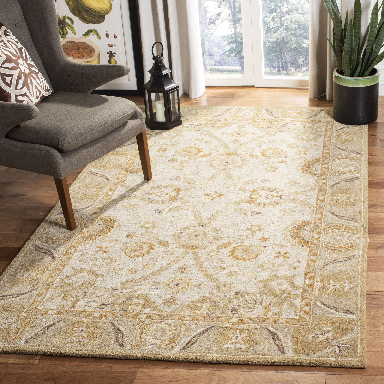 Safavieh Anatolia SILVER / LIGHT BROWN 8′ X 10′ Area Rug – AN558B-8