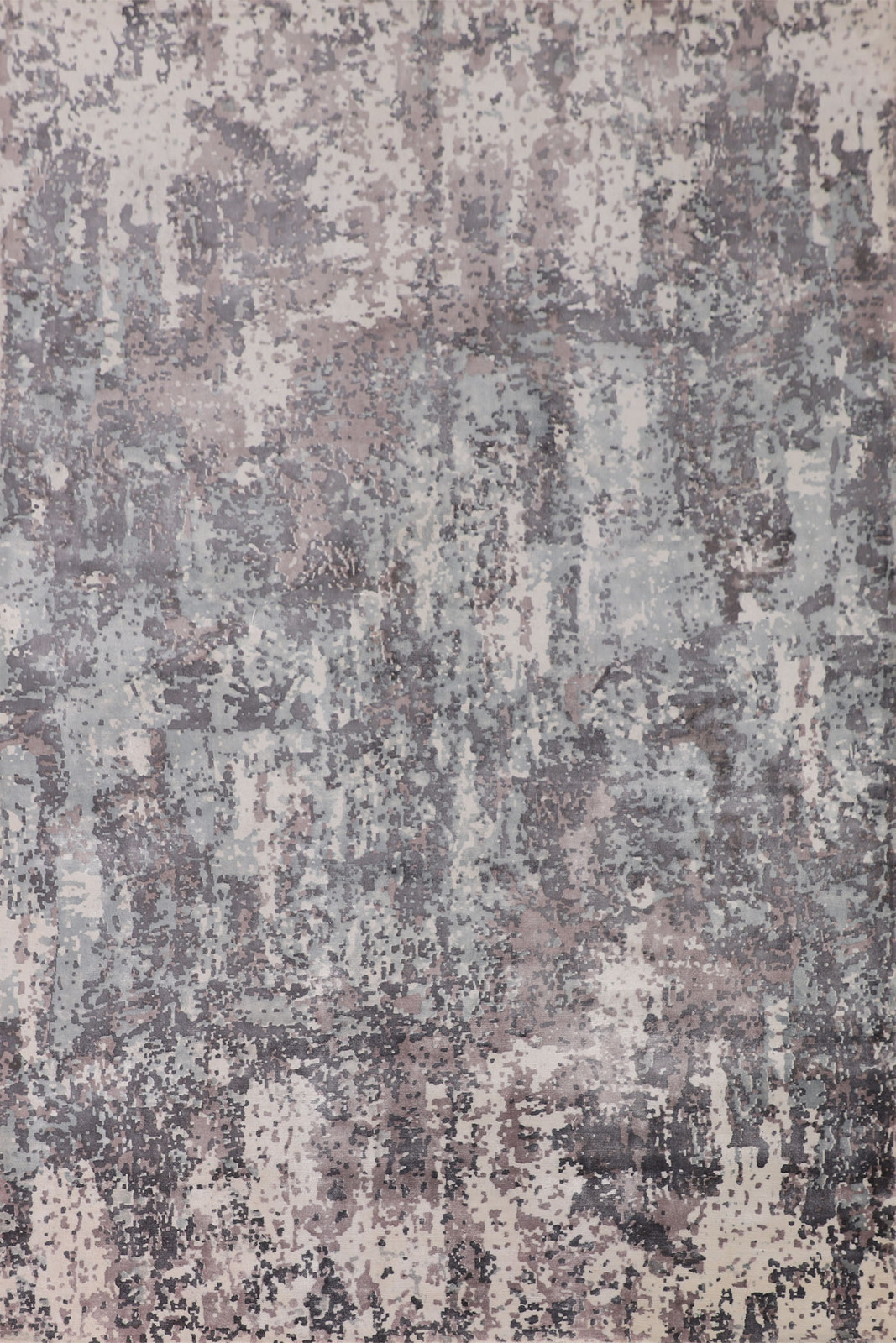 Handmade Abstract Area Rug 6×9 Ft Multicolor Wool Carpet Contemporary Indian Rug