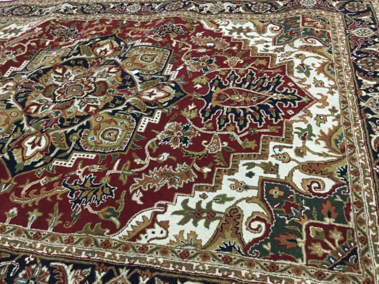 RED / NAVY 9′-6″ X 13′-6″ Cut on Rug, Reduced Price 1172653960 CL763B-10