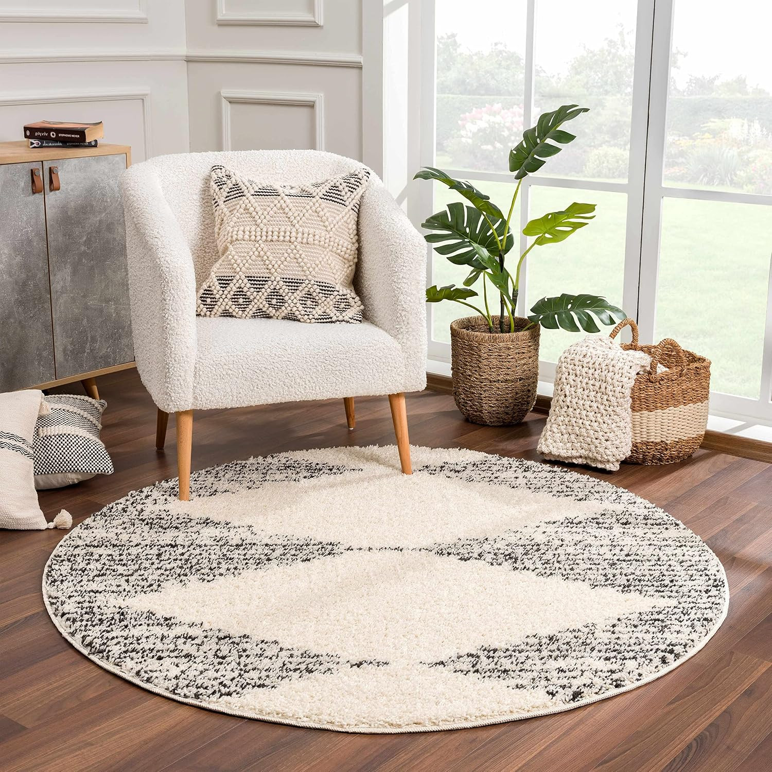 Hauteloom Berber Shag Collection – Howth Farmhouse Entryway, Bedroom, Kitchen Sh