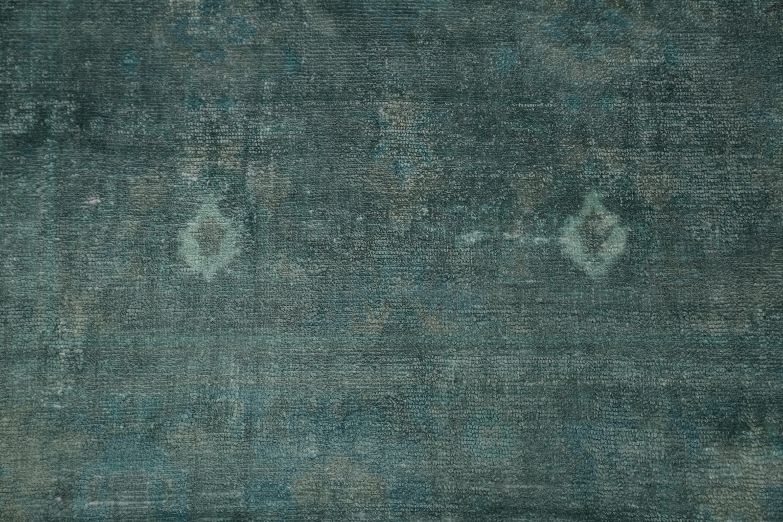 Contemporary Green Teal Silk Carpet Modern Abstract Handmade Area Rug 5×8 Ft