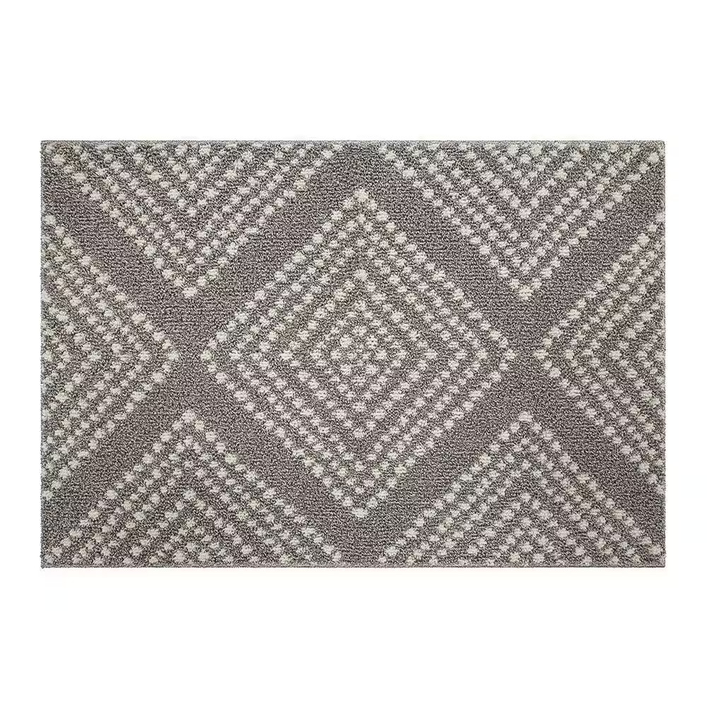 Calais Fog/Vaporous Gray 2 Ft. 6 In. X 3 Ft. 9 In. Geometric Machine Washable Ar