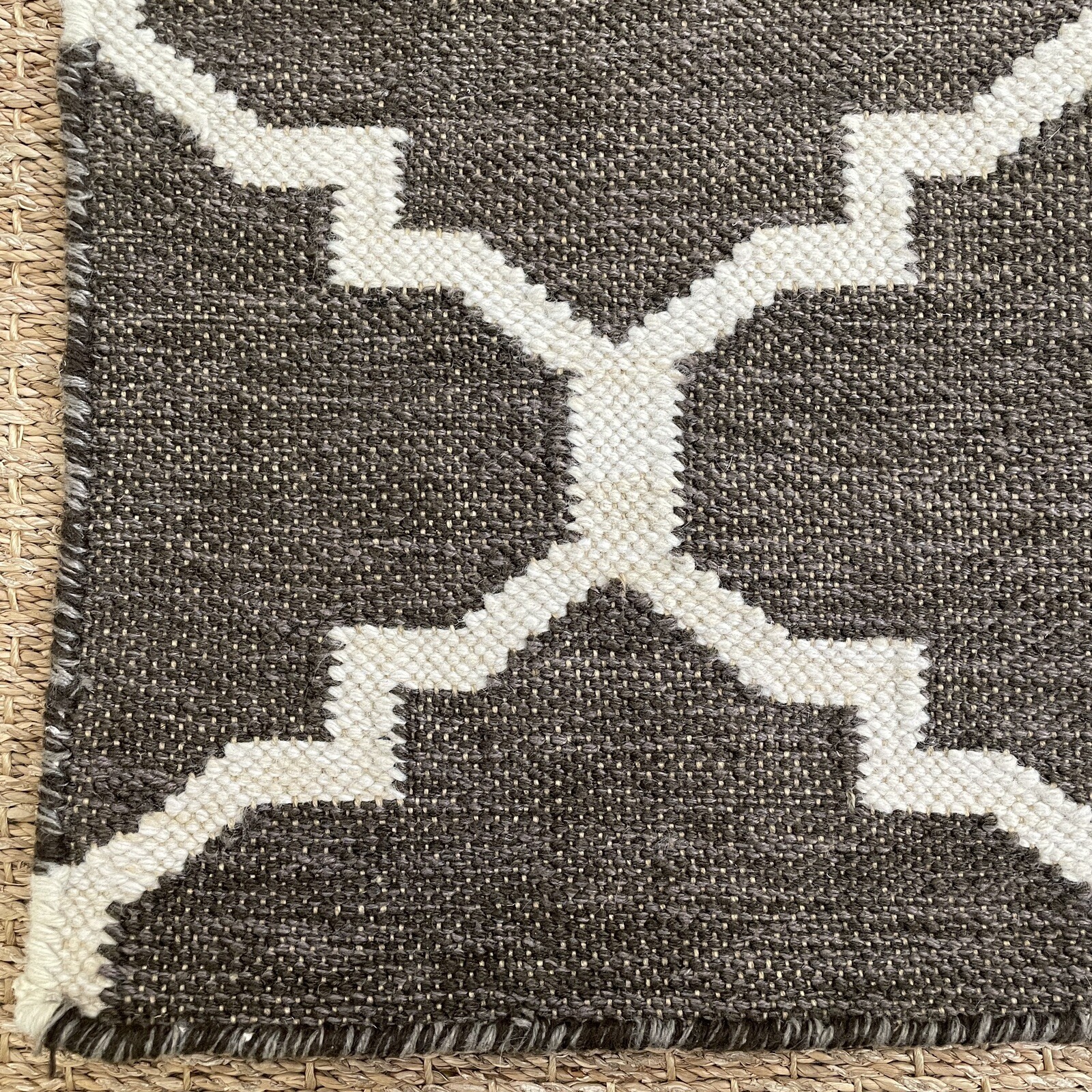 Ben Soleimani for Restoration Hardware Moroccan Tile Flat Weave Accent Rug 3×5’