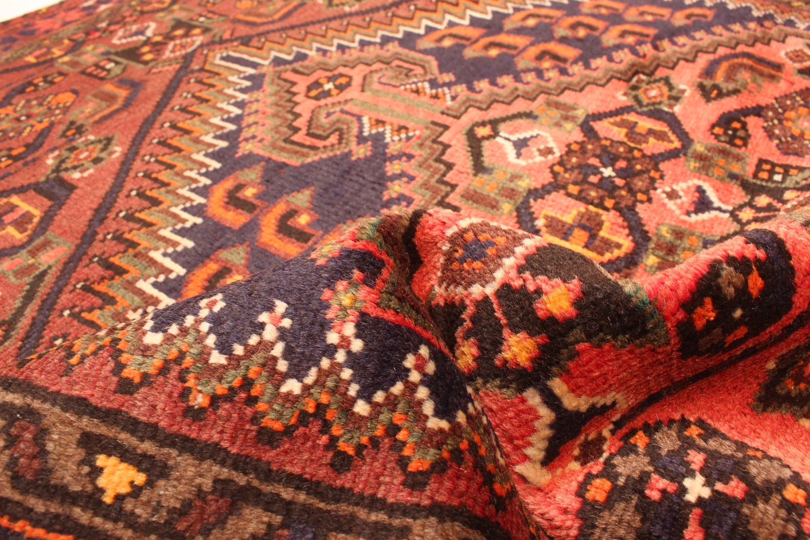 Vintage Traditional Hand-Knotted Area Rug 4’5″ x 6’7″ Oriental Wool Carpet