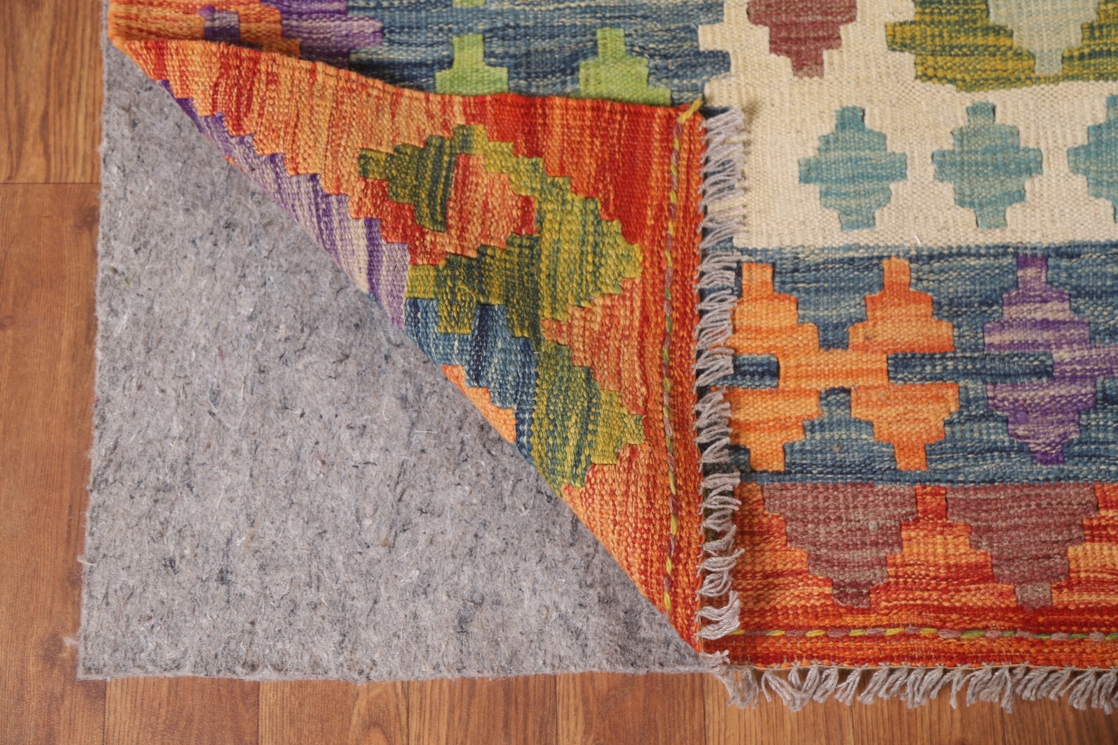Dual-Sided Kilim Kelim Rugs Flatweave Wool Palace Sized Carpet 10×16 ft