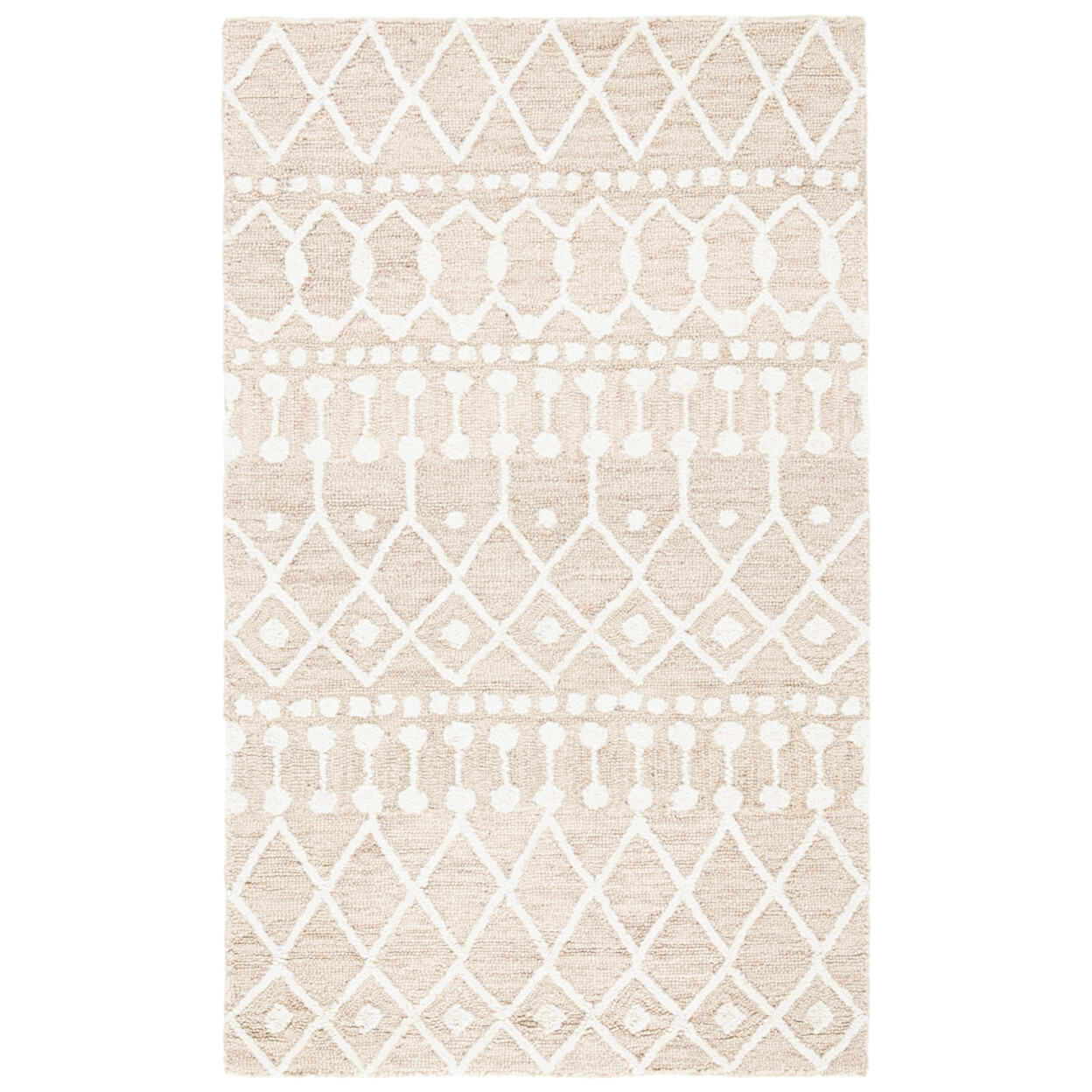 SAFAVIEH Blossom BLM115B Handmade Beige / Ivory Rug