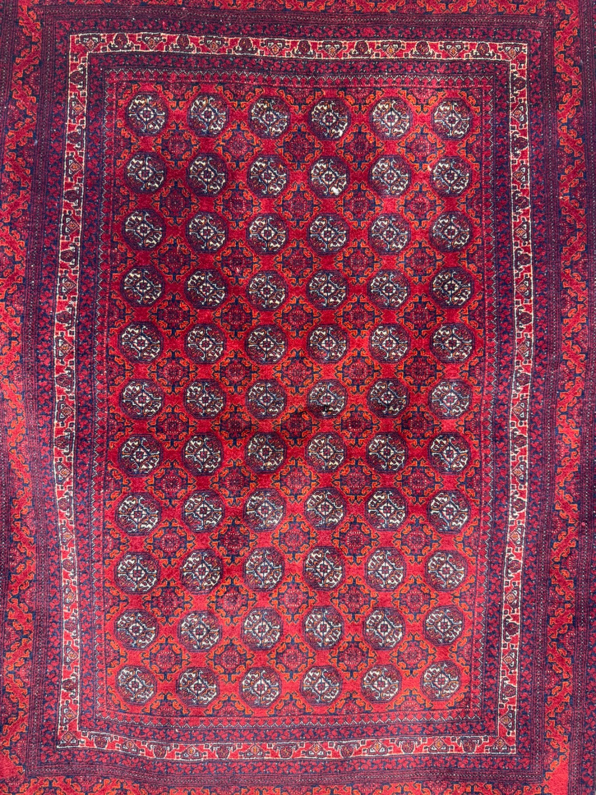 Hand Knotted Afghan Khuwaja Roshnai Wool Rug Carpet Floor Area Living Room