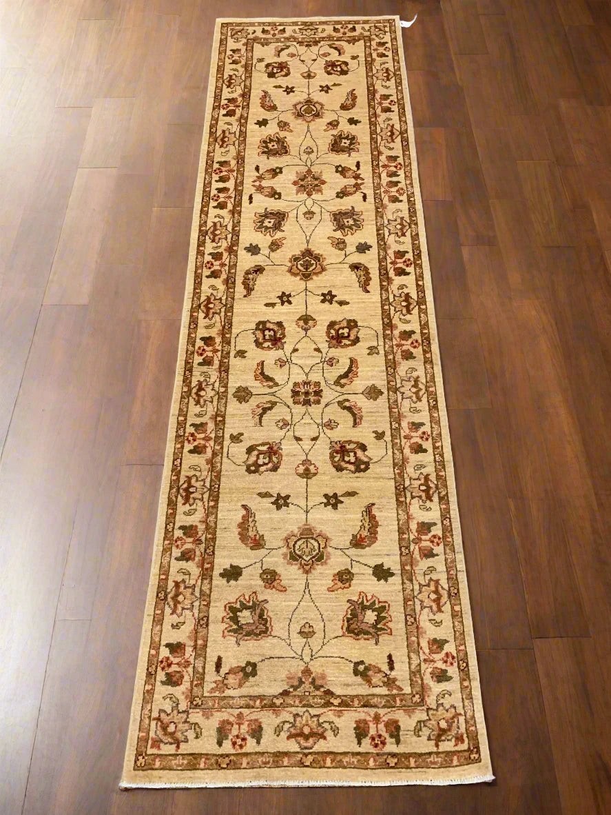 Oushak Ziegler 2′ 7″X10′ Handmade Wool Runner Rug # 8793