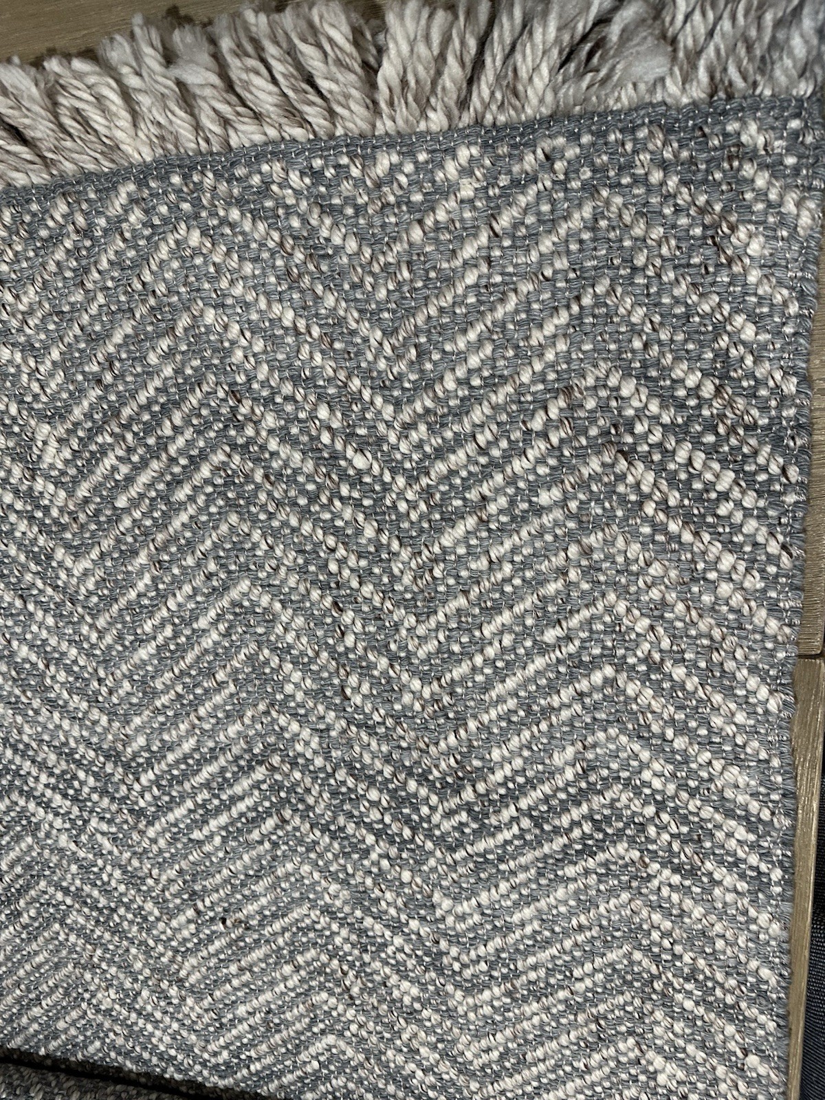Pottery Barn Wheatley Indoor Outdoor Rug 3×5 ft chambray blue