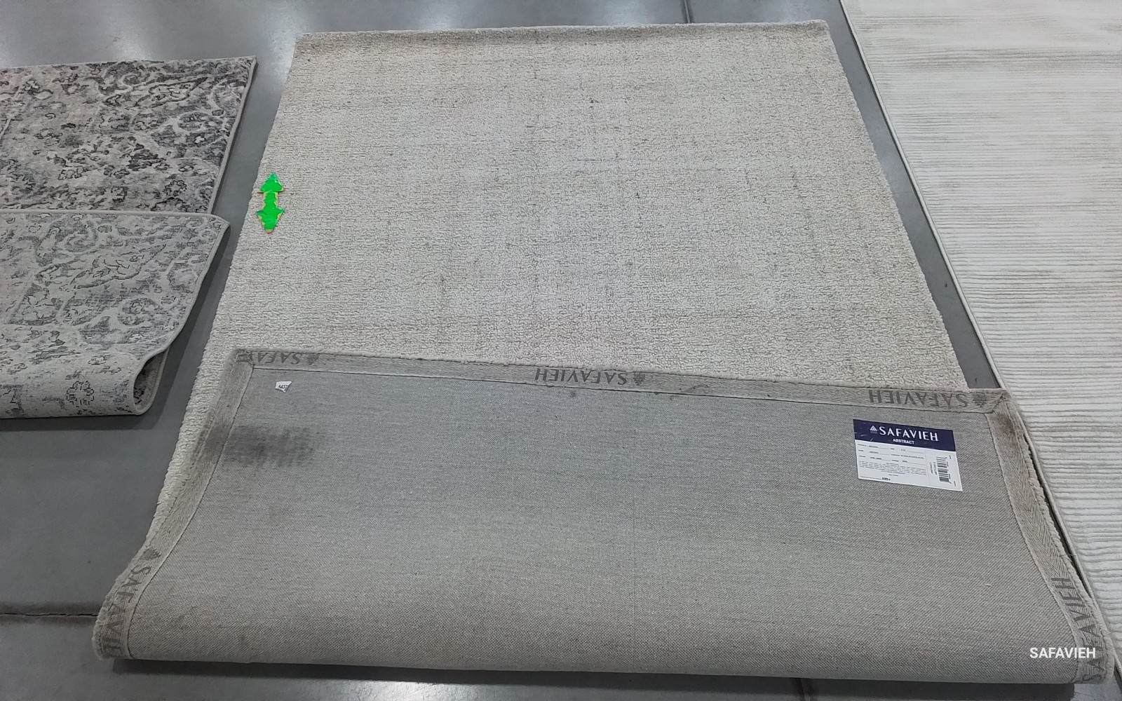 IVORY / BEIGE 5′-0″ x 8′-0″ Stained Rug, Reduced Price 1172777011 ABT141D-5