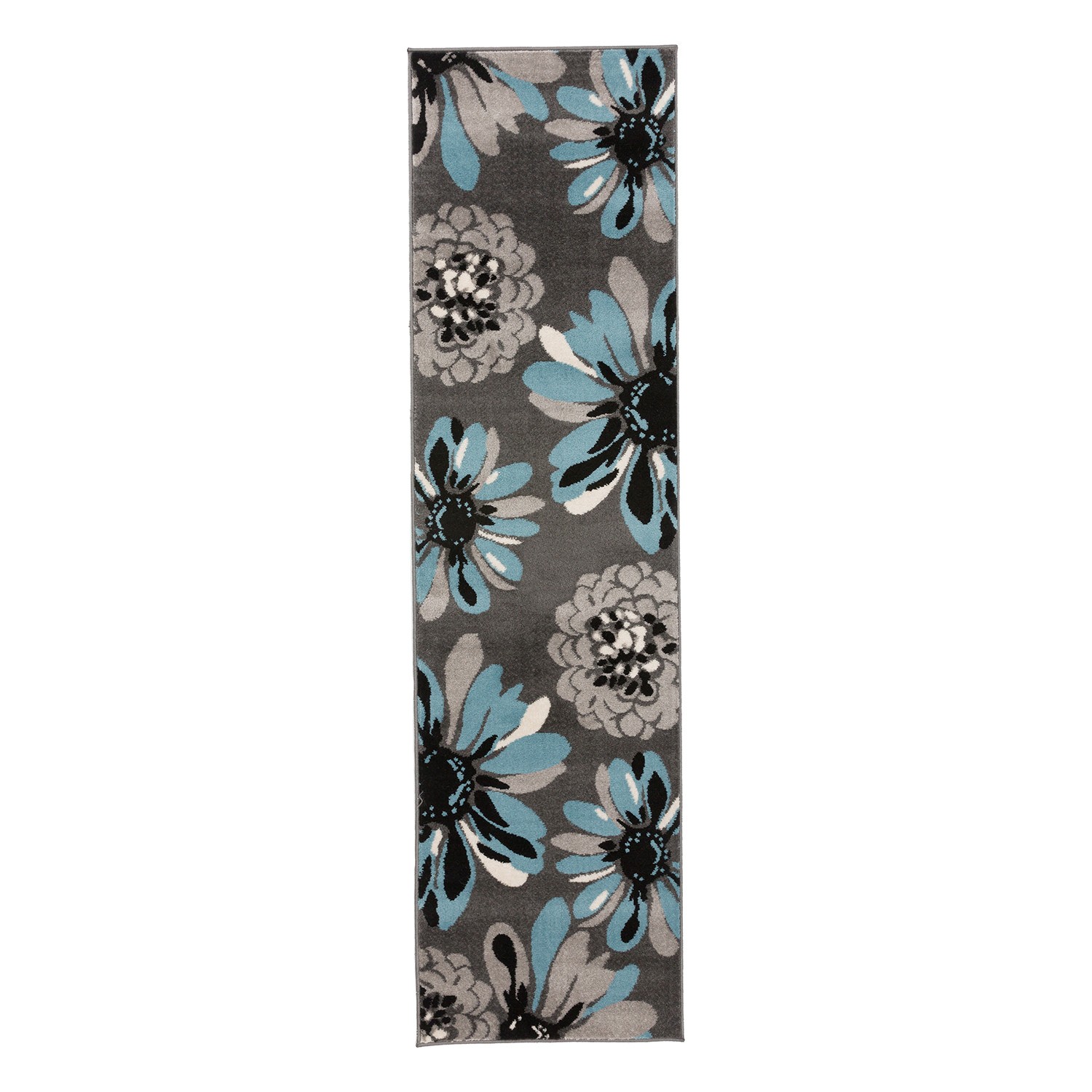 Rugshop Area Rug Contemporary Modern Flowers Rugs for Bedroom Living Room Rugs