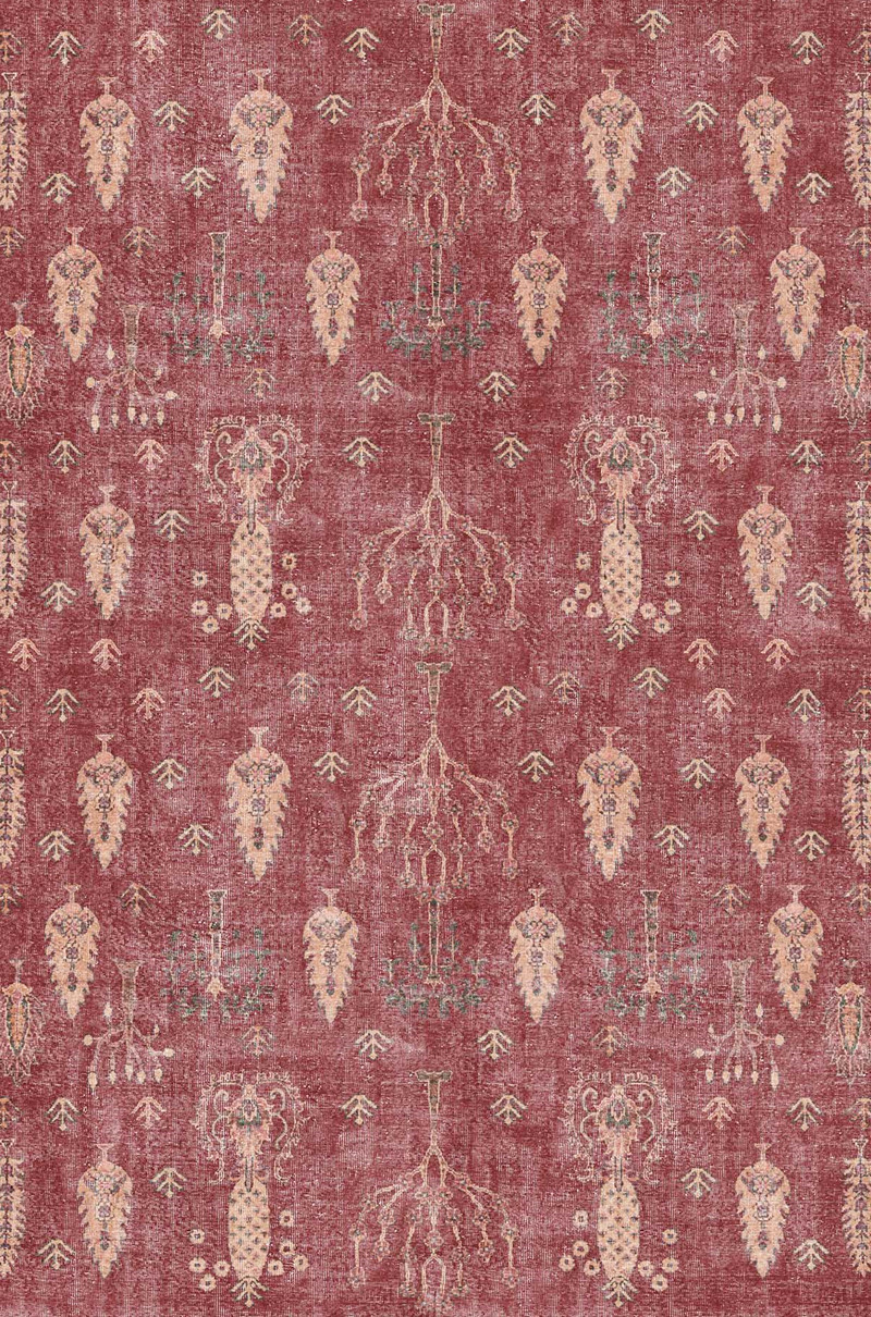 Traditional Turkish Area Rug and Runner Rug Washable for Hallway Kitchen Rooms