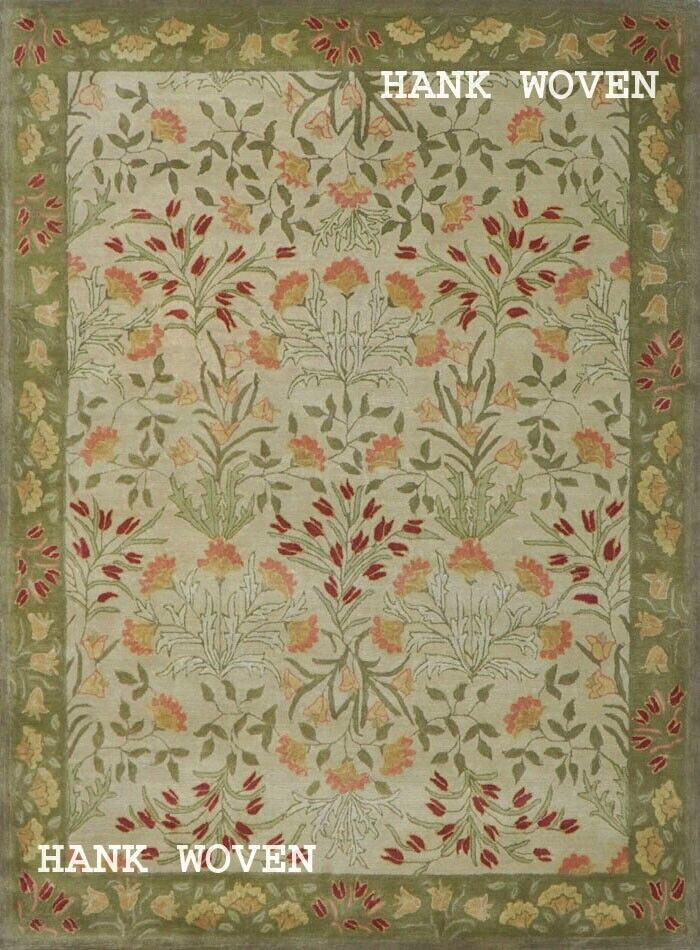 Multi Size Pottery Barn Adeline Area Rug | Hand Made Rug | Customizable Wool Rug