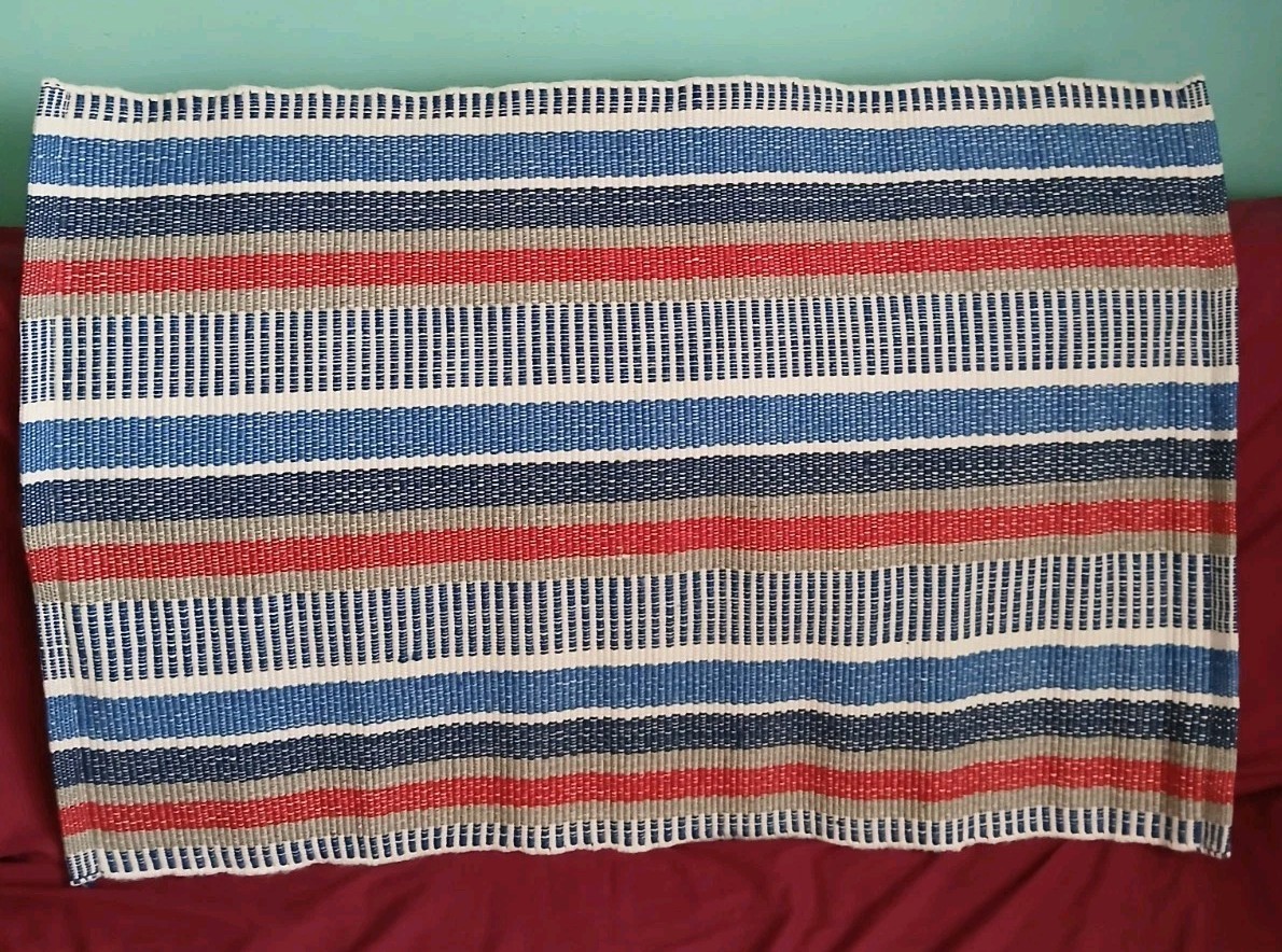 Pet Rug Kit Kemp Annie Selke Hand Woven Read Description 24″x 36″