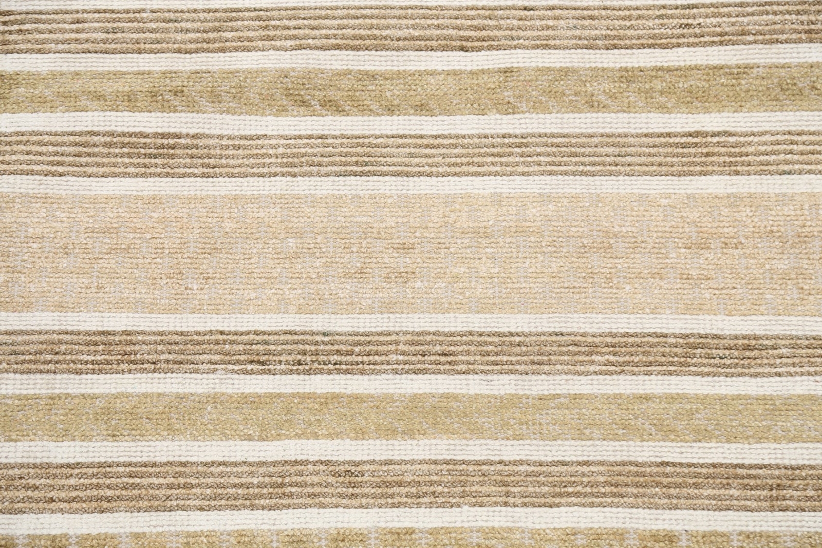 Modern Striped Abstract Oriental Area Rug Hand-Knotted Wool/ Silk 4×6 New Carpet