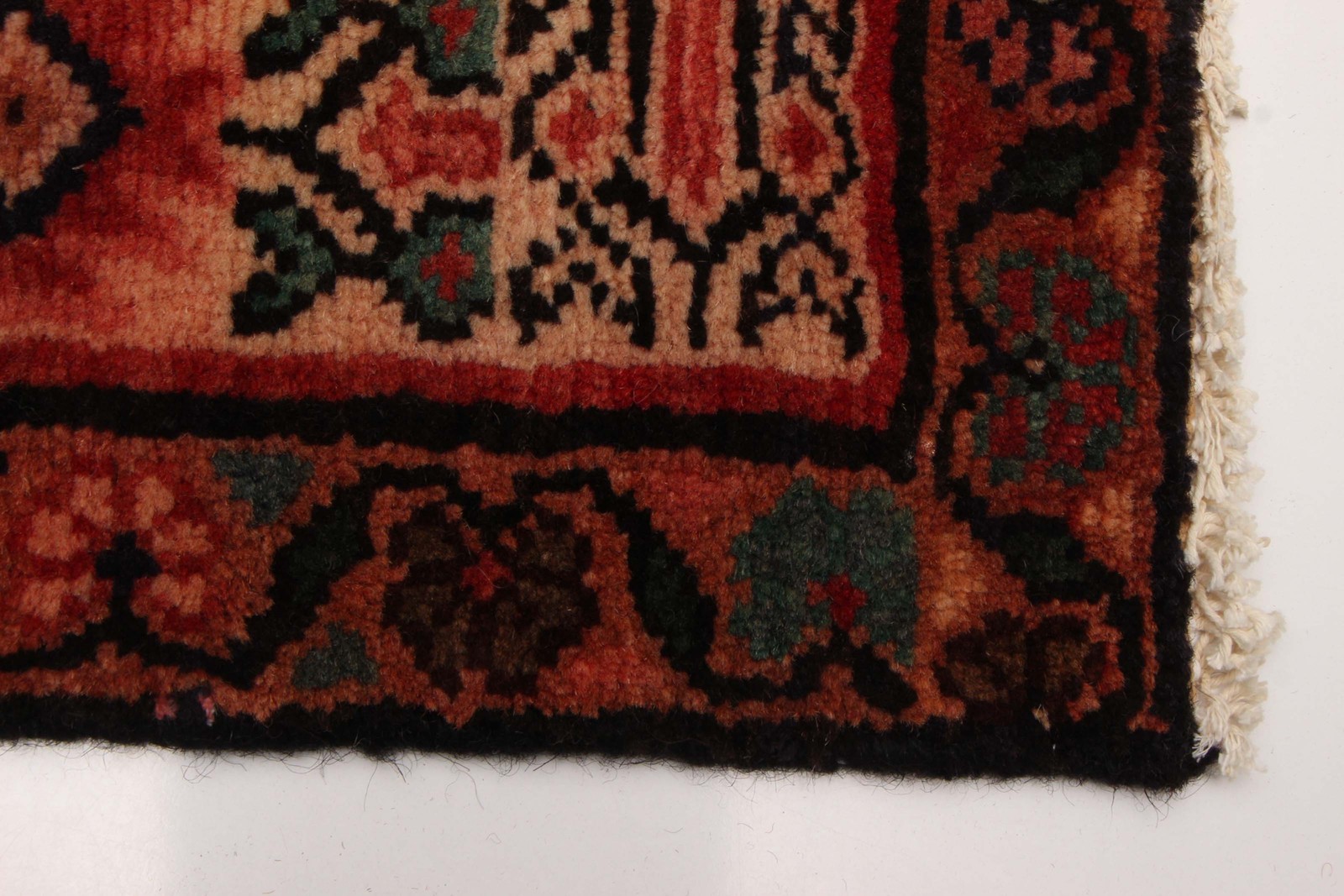 4’2″ x 11’1″ Vintage Hand-knotted Runner Rug Traditional Oriental Wool Carpet