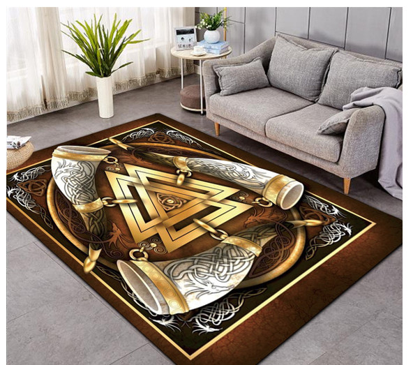 Viking Horn Rug Carpet 120 x 180CM Viking Rug