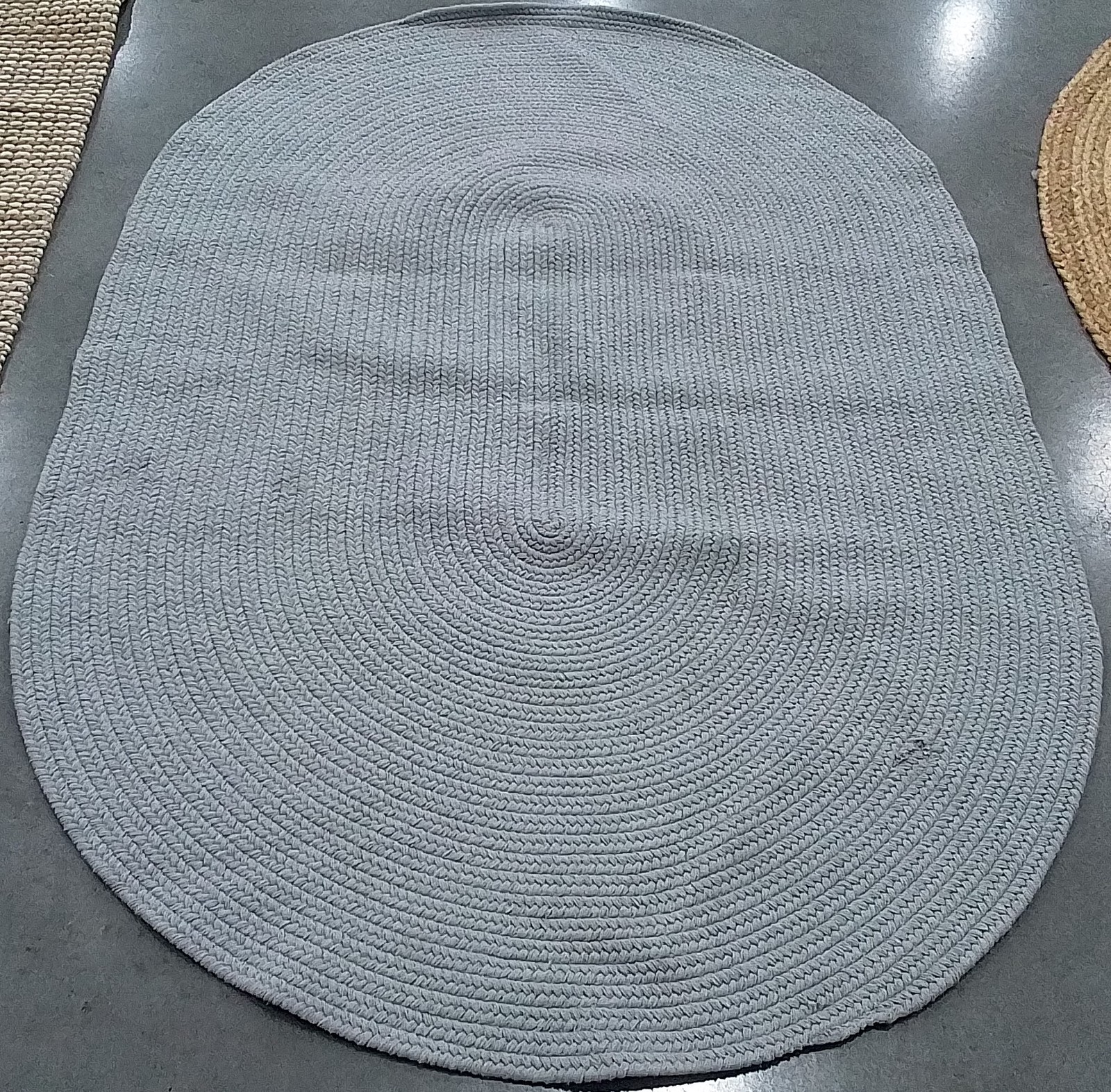 LIGHT BLUE 4′-0″ x 6′-0″ Broken Thread Rug, Reduced Price 1172804428 BRD176A-4OV