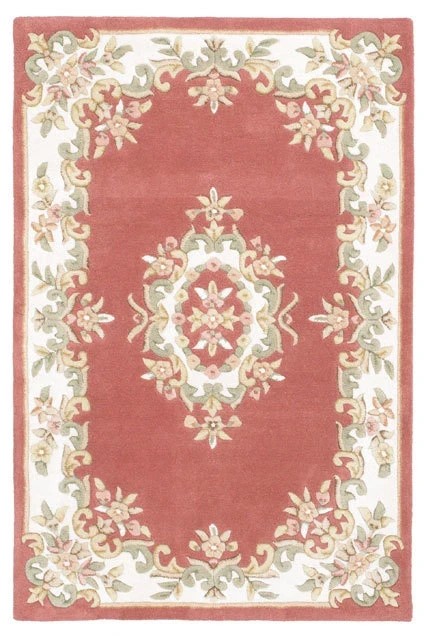 Aubusson Design 100% Wool Rug High Quality Super Thick Hand tufted Rug