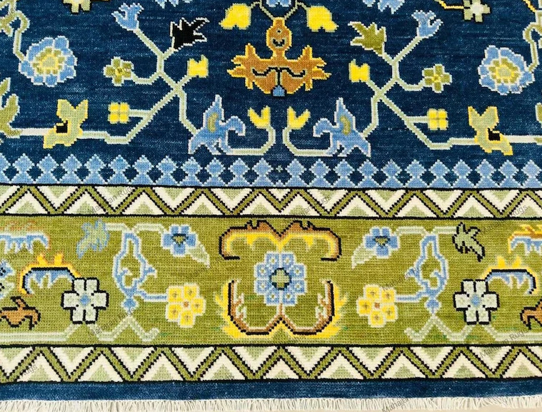 4’11” x 6’8″ ft. Afghan Tribal Oushak Vegetable Dye Hand Knotted Oriental Rug