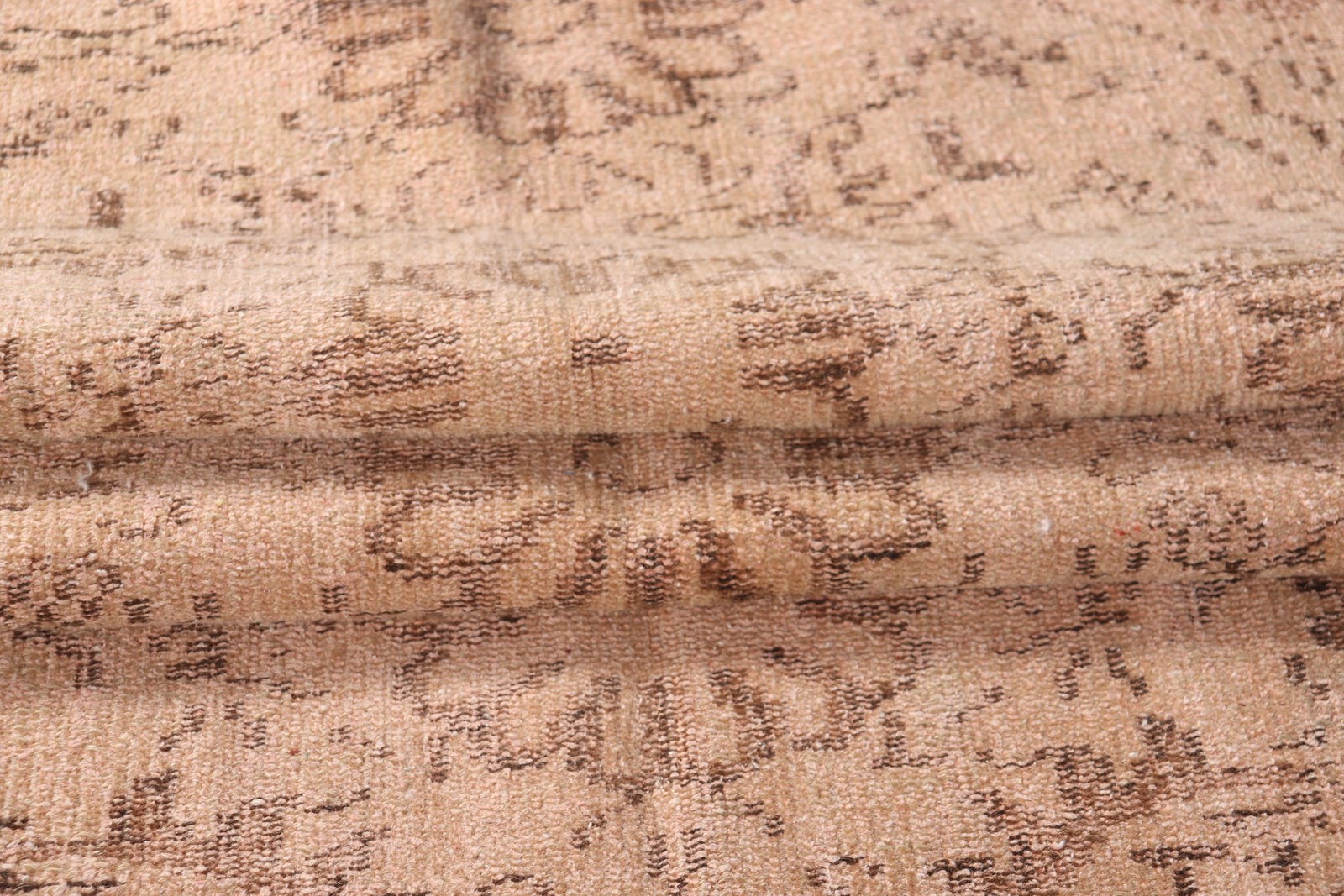 5,1×8,4 ft Vintage Turkish Rug, Large Rug, Brown Wool Rug