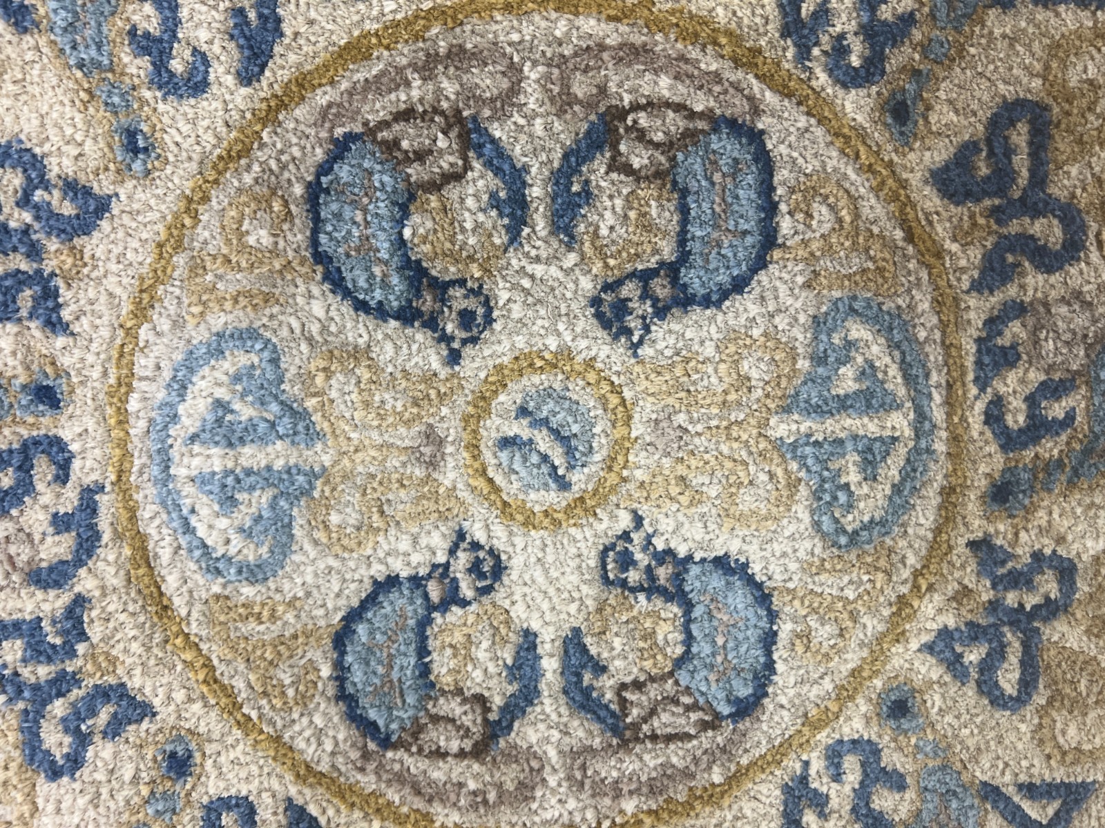 2’4″ x 4’6″ Chinese Art Deco Oriental Rug – Hand Made – 100% Silk