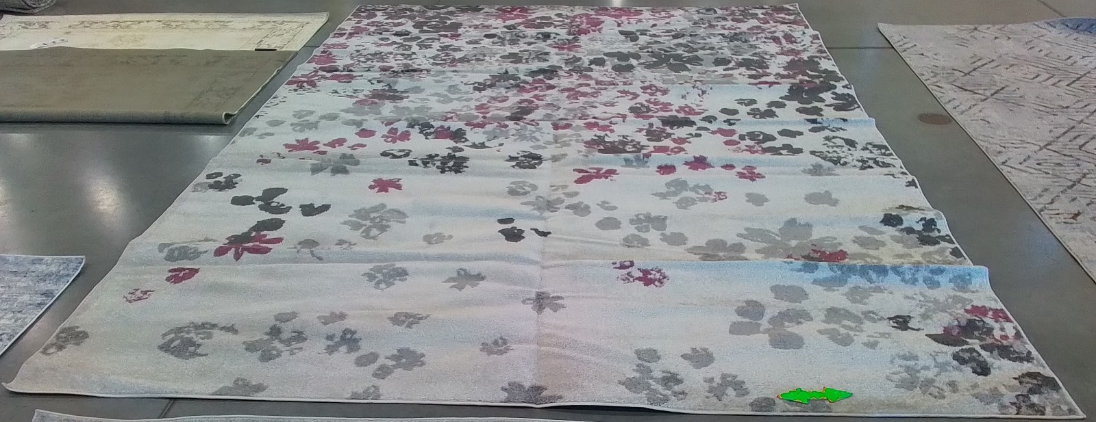 IVORY / PURPLE 10′-0″ x 14′-0″ Stained Rug, Reduced Price 1172776557 ADR115L-10
