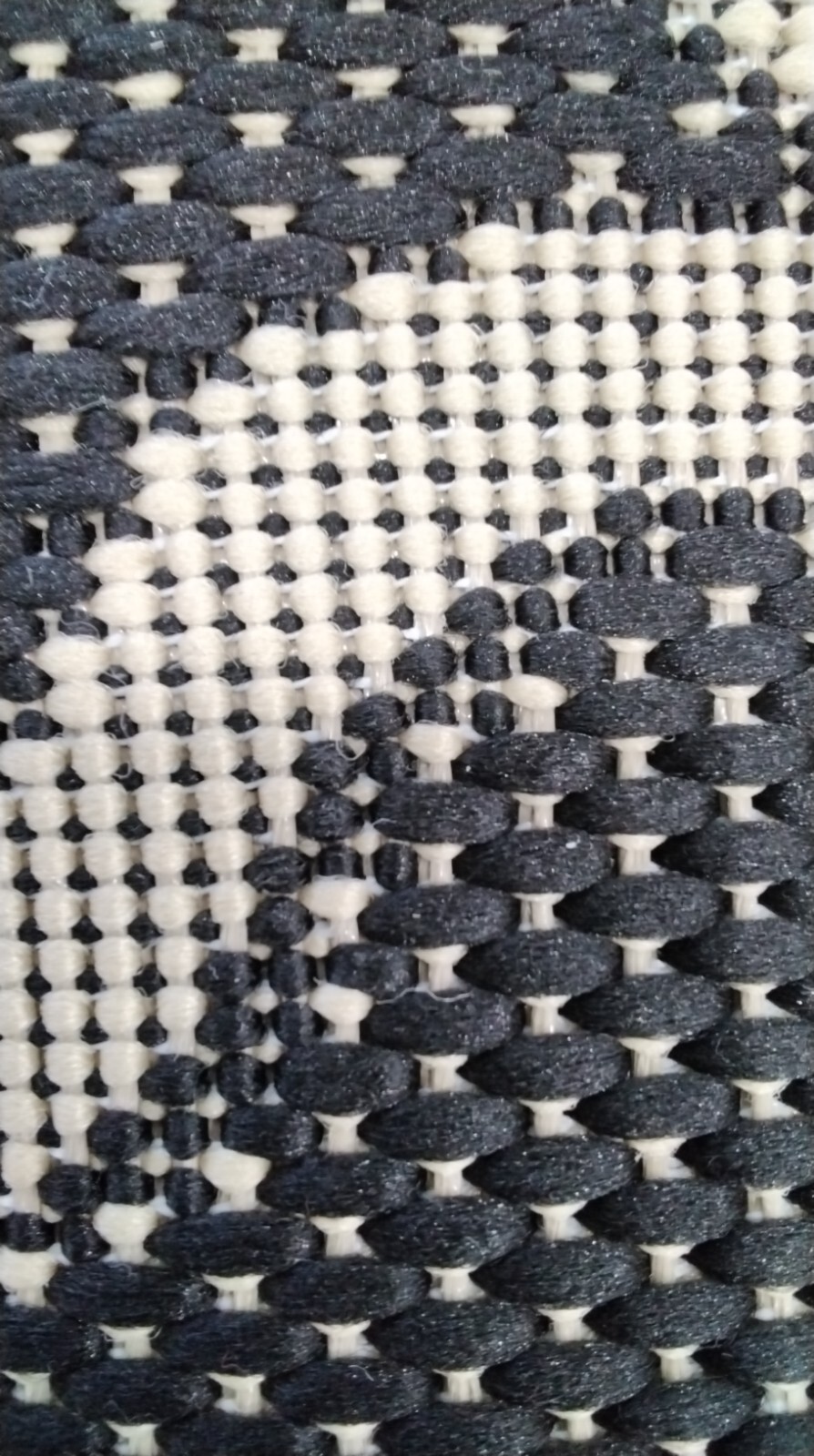 BLACK / SAND 9′ X 12′ Missing Thread Rug, Reduced Price 1172703619 CY2665-3908-9