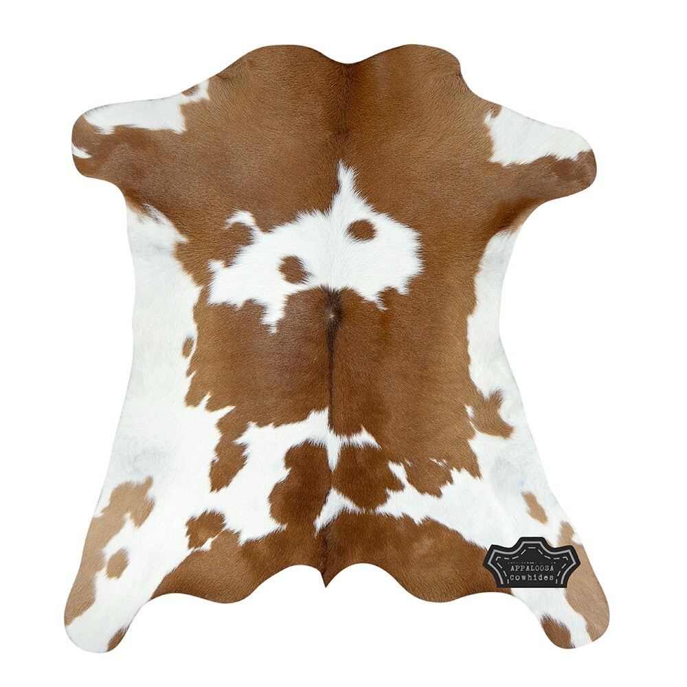 Natural Brown & White Calf Hide | 2 x 3′